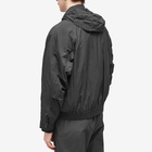 And Wander Men's Water Repellant Light Popover Jacket in Black