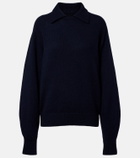 Khaite Jackson wool and cashmere polo sweater