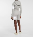 Thom Browne - Striped cotton jersey shorts