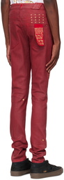 Ksubi Red Chitch Jeans