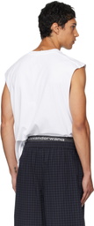 Alexander Wang White Muscle Tank Top