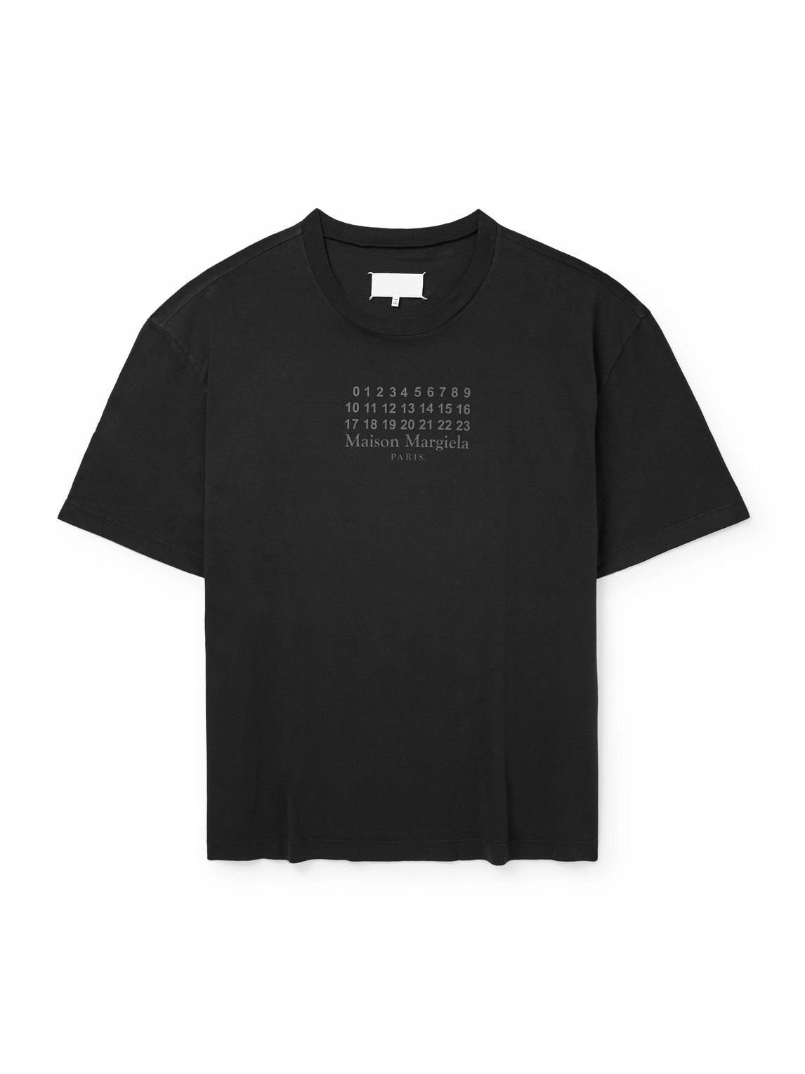 Maison Margiela ATELIER 75011 Tシャツ ブラック Atelier T-Shirt - Black Maison Margiela