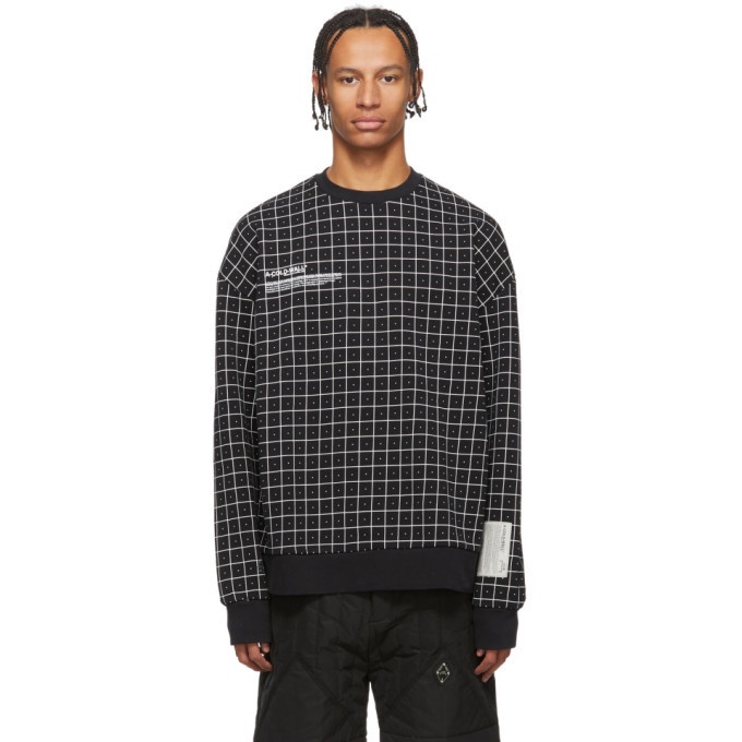 Photo: A-Cold-Wall* Black Grid Sweatshirt