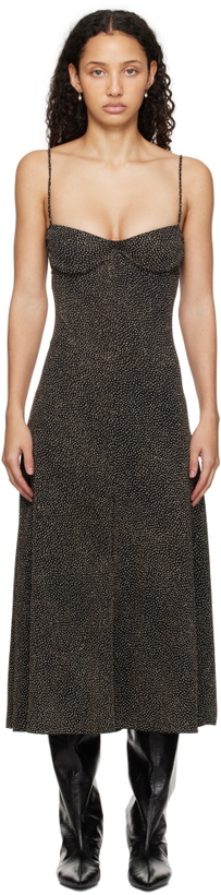 Photo: Beaufille Black Ariel Midi Dress