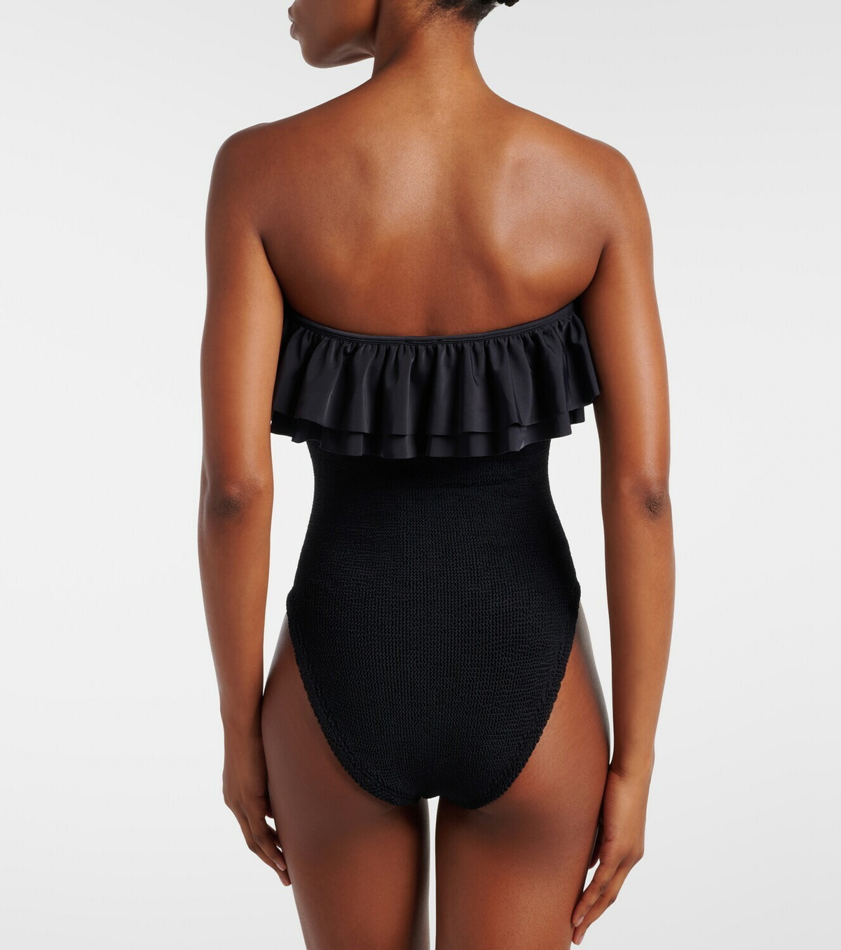 Hunza G Eloise ruffled swimsuit