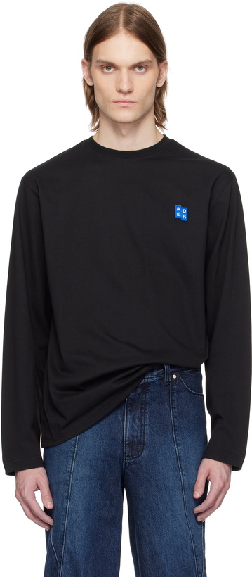 Photo: ADER error Black Sig; TRS Tag 01 LS T-shirt