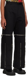 Dolce & Gabbana Black Zip Cargo Pants