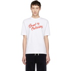 Band of Outsiders White Logo Alpine Band T-Shirt