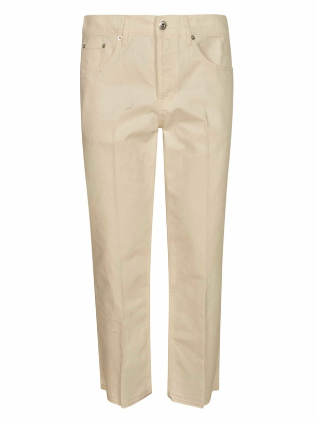 Photo: Lanvin Button Fitted Jeans