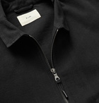 Folk - Fraction Panelled Washed Cotton-Canvas Jacket - Black