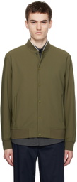 Theory Khaki Murphy Bomber Jacket