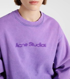 Acne Studios Logo cotton jersey sweatshirt