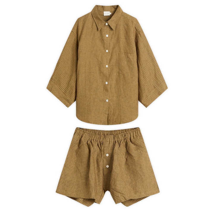Photo: Deiji Studios Women's 03 Set in Pine Check