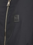 BALMAIN - Logo Zipped Nylon Bomber Jacket