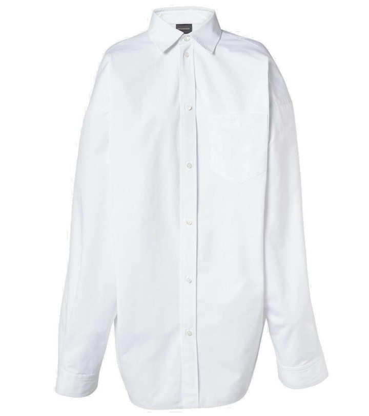 Photo: Balenciaga Oversized cotton poplin shirt
