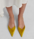 Victoria Beckham Victoria satin slingback flats
