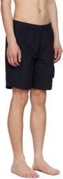 C.P. Company Blue Garment-Dyed Swim Shorts