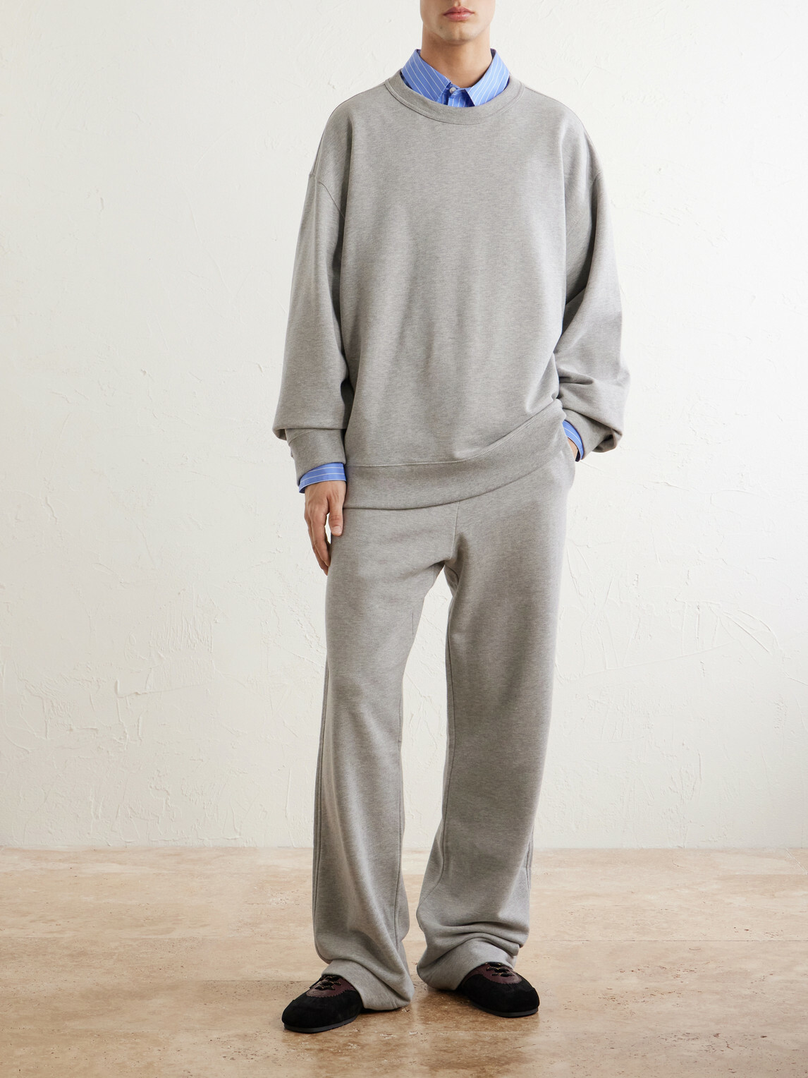 Dries Van Noten - Hax Oversized Cotton-Jersey Sweatshirt - Gray