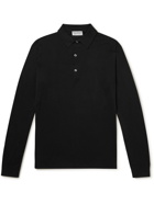 John Smedley - Bradwell Slim-Fit Sea Island Cotton Polo Shirt - Black