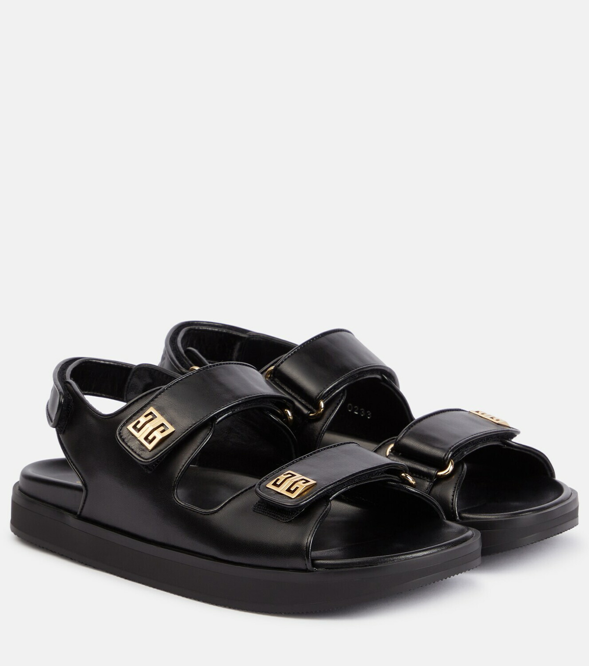 【関税込み】givenchy 4G' SANDALS Givenchy 4G Leather Sandals | Black | FARFETCH