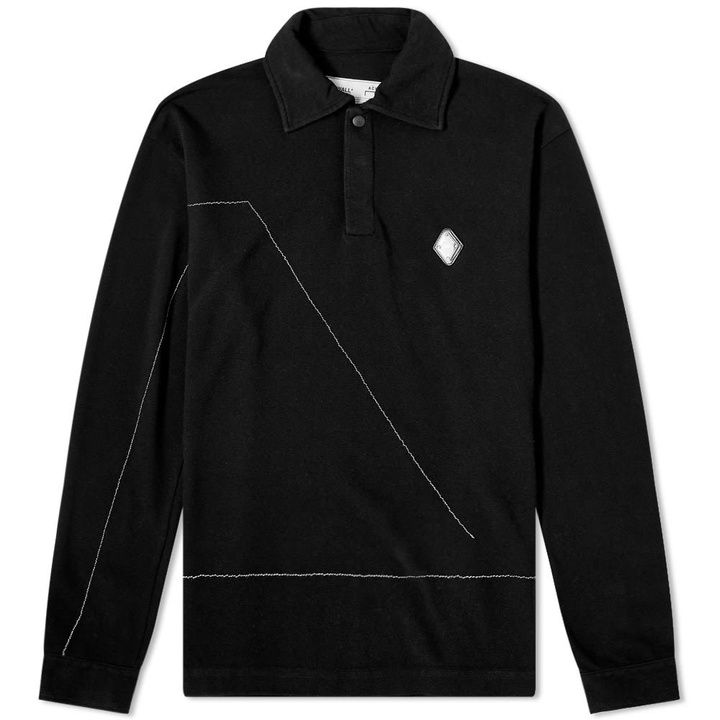 Photo: A-COLD-WALL* Long Sleeve Rhombus Logo Polo