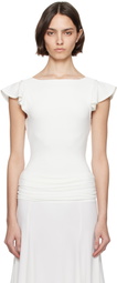 GUIZIO White Soffiano T-shirt