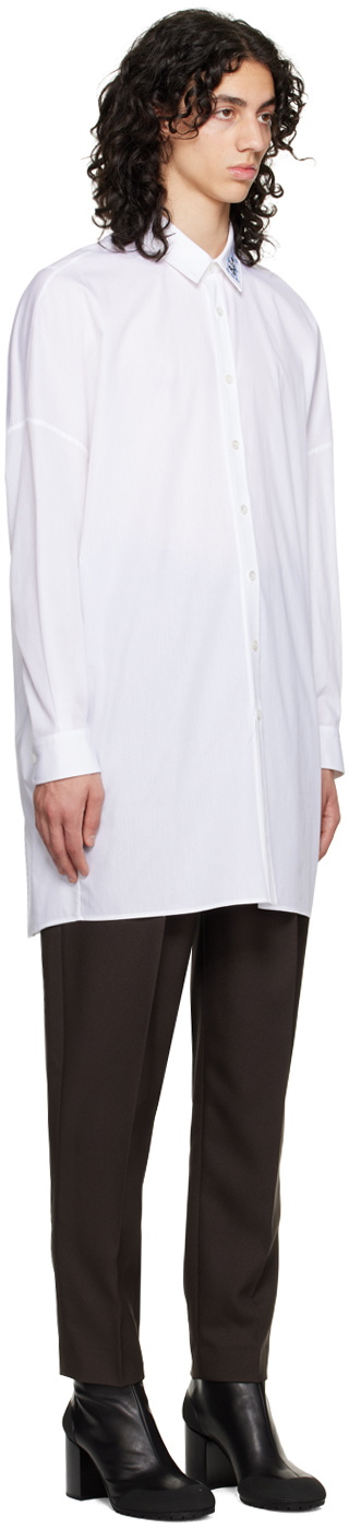 Random Identities White Embroidered Shirt