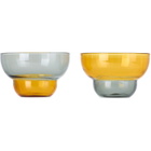 POLSPOTTEN Yellow & Gray Mizu Kiri Cup Set