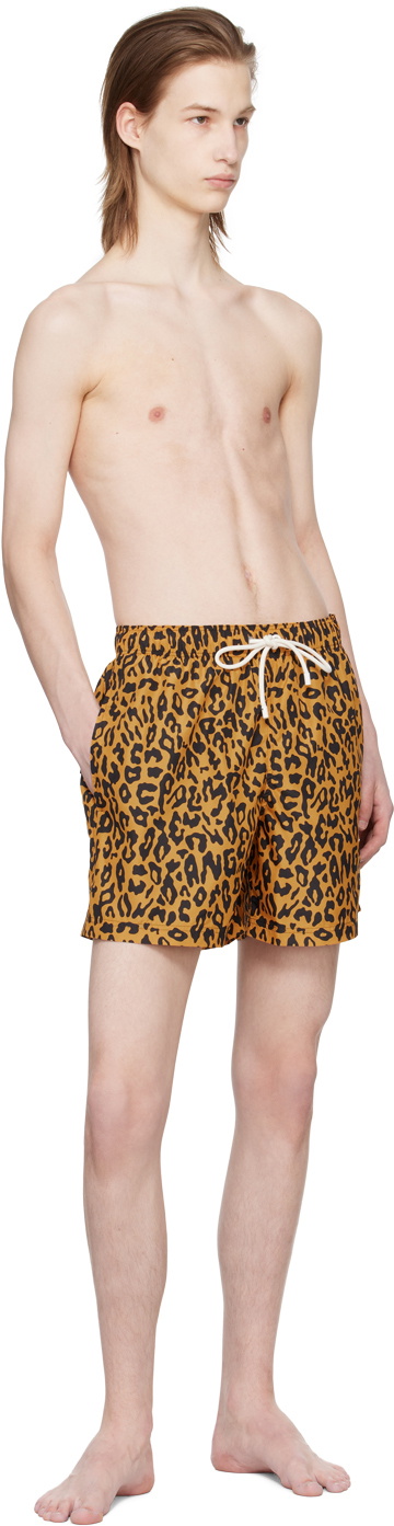 Yellow Cheetah Men's Shorts