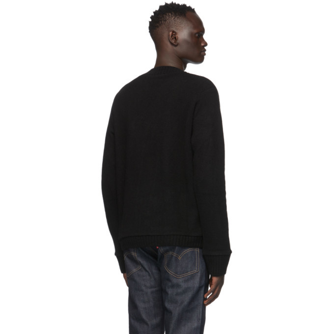 The Elder Statesman SSENSE Exclusive Black Cashmere Crewneck The