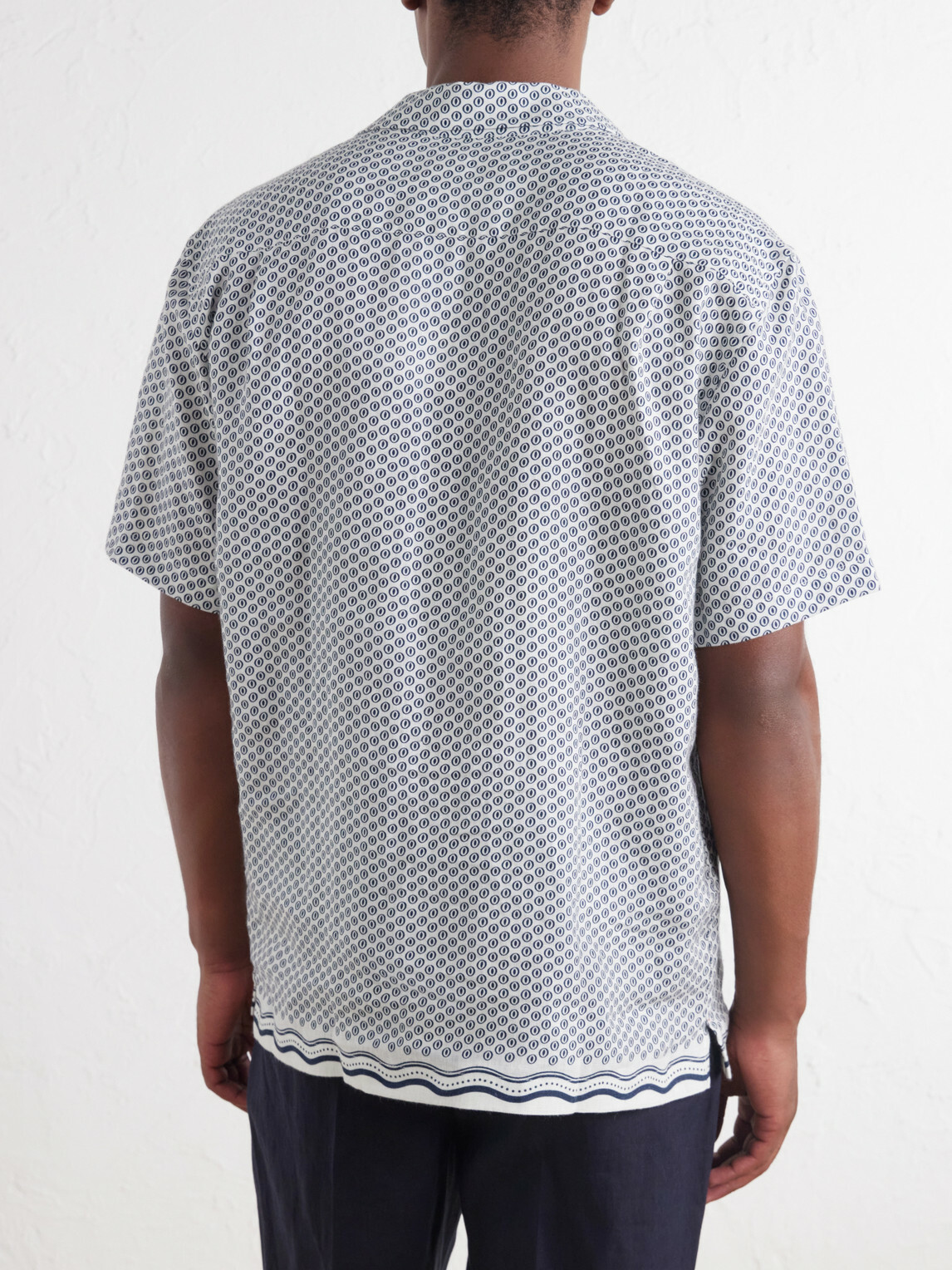 Orlebar Brown - Maitan Printed Linen Shirt - Blue