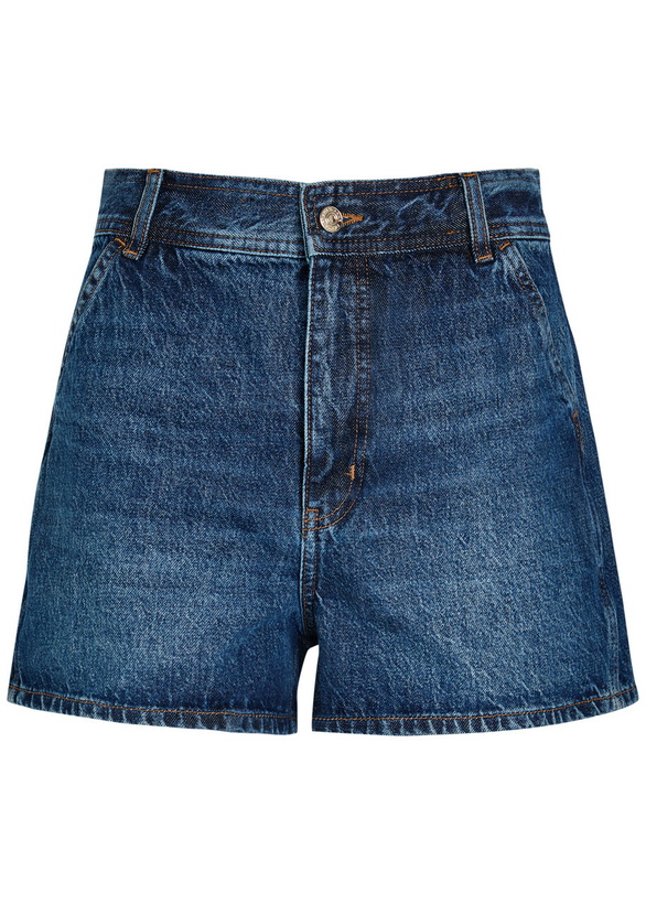 Photo: Frame The Dockside Denim Shorts Blue