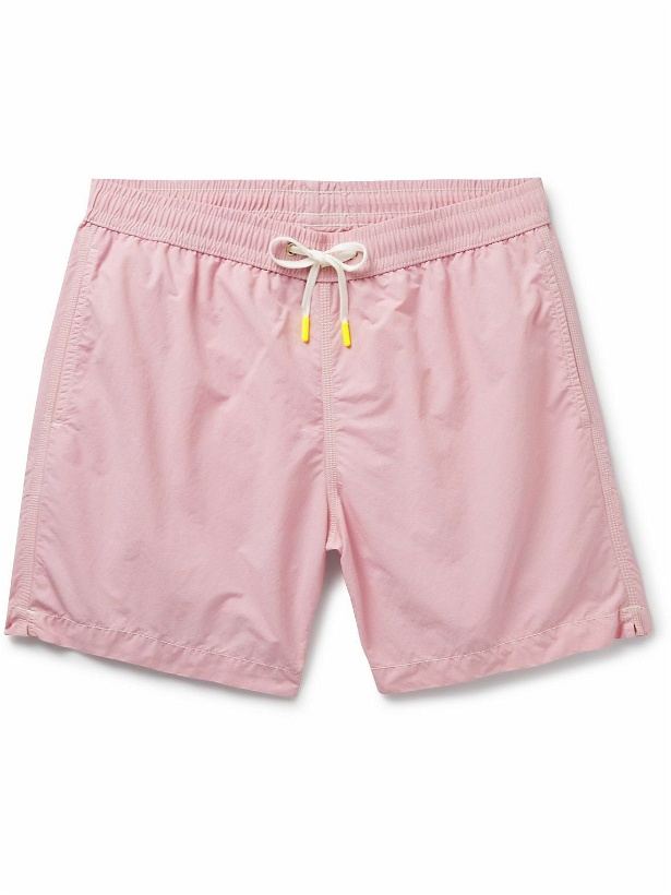 Photo: Hartford - Straight-Leg Mid-Length Swim Shorts - Pink