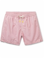 Hartford - Straight-Leg Mid-Length Swim Shorts - Pink