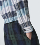 JW Anderson Checked cotton blouson jacket