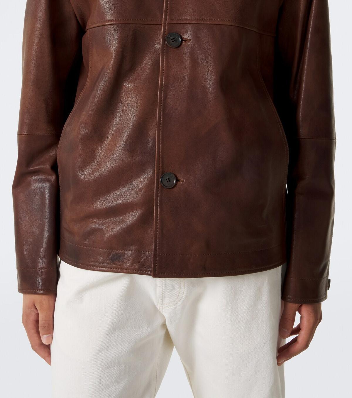 Arma Steep leather jacket