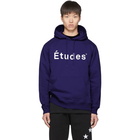 Etudes Blue Logo Klein Hoodie