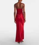 The Sei Silk charmeuse maxi skirt