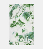 Aquazzura Casa Secret Garden Small linen tablecloth