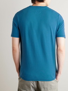 Folk - Garment-Dyed Cotton-Jersey T-Shirt - Blue