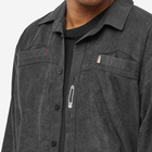 Deva States Men's Orb Corduroy Overshirt in Black