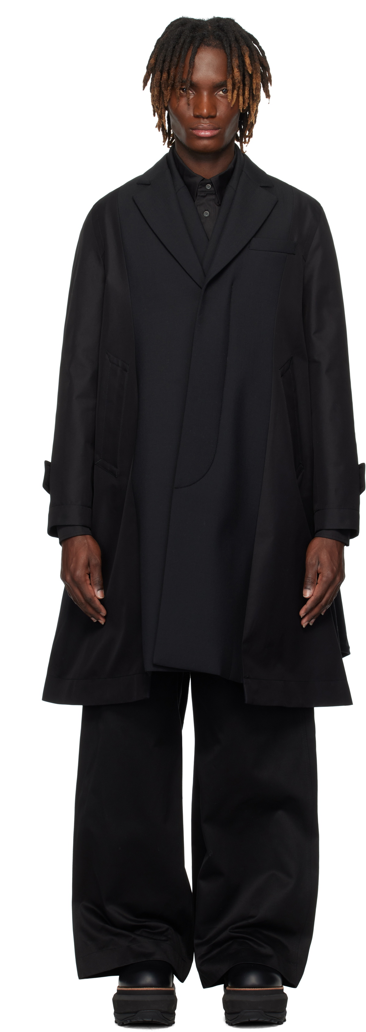 sacai　 22AW Check Bonding Coat sacai☆22AW Check Bonding Coat