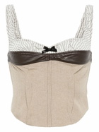 Elena Velez Corset-Style Top