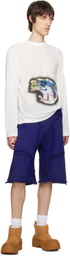 YAKU SSENSE Exclusive White Crewneck Mother T-shirt