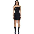 SHUSHU/TONG Navy Double-Layer Bustier Minidress