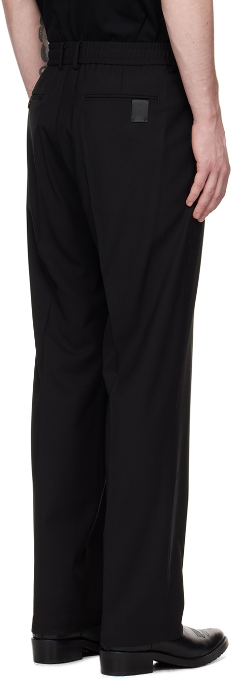 N.Hoolywood Black Wide Easy Trousers