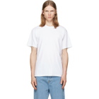Givenchy White 'Givenchy Paris' Grosgrain T-shirt