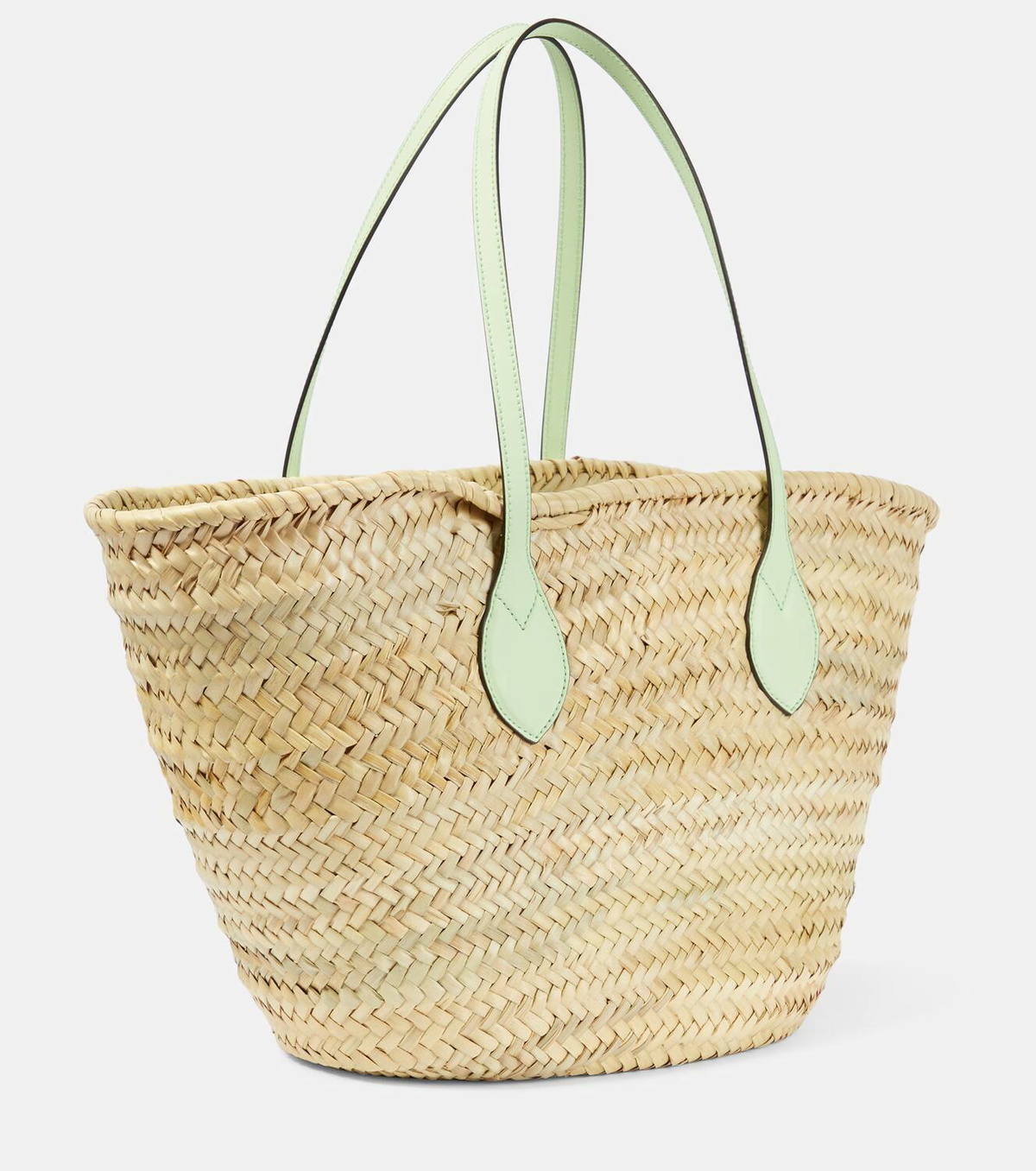 Gucci Small logo raffia basket bag