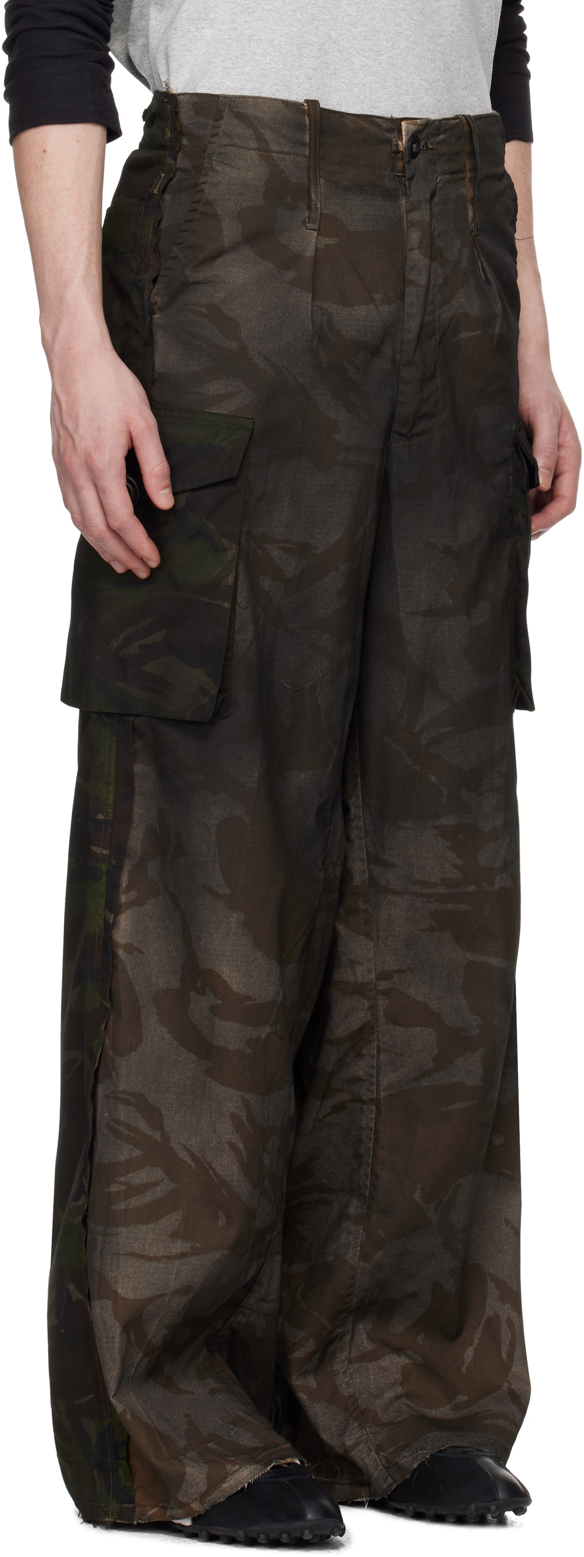 Prototypes Khaki New Overdyed Camo Cargo Pants