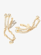 SHAY 18K Yellow Gold Double Fringe Diamond Hoop Earrings